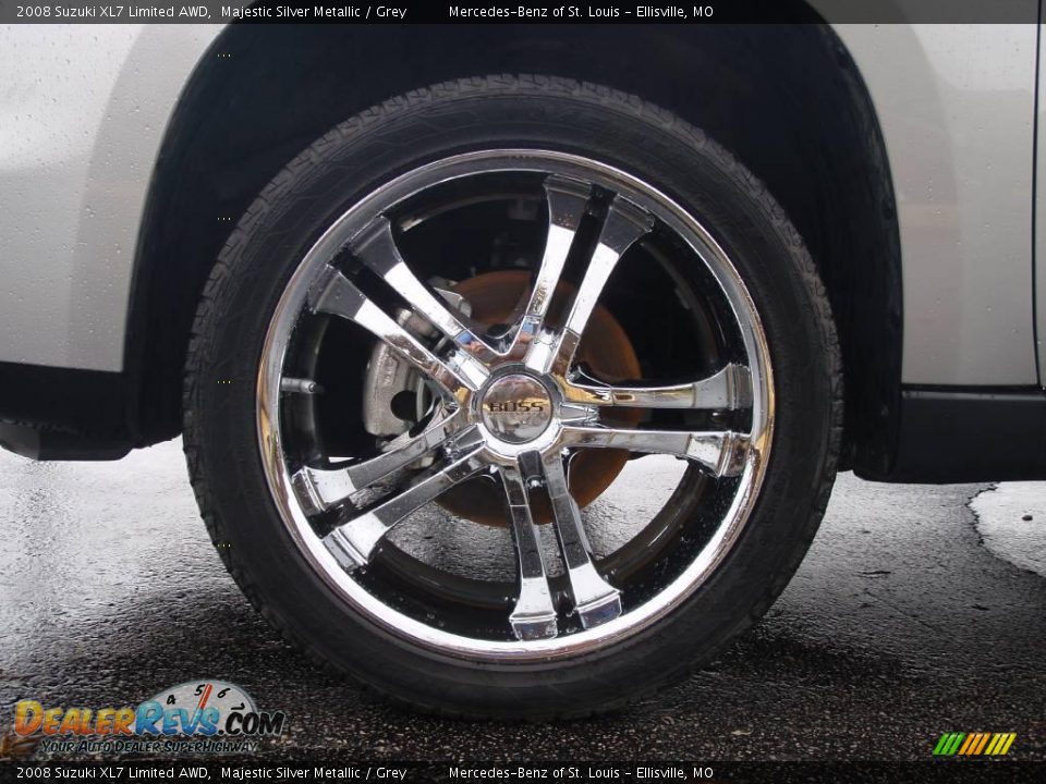 2008 Suzuki XL7 Limited AWD Majestic Silver Metallic / Grey Photo #8