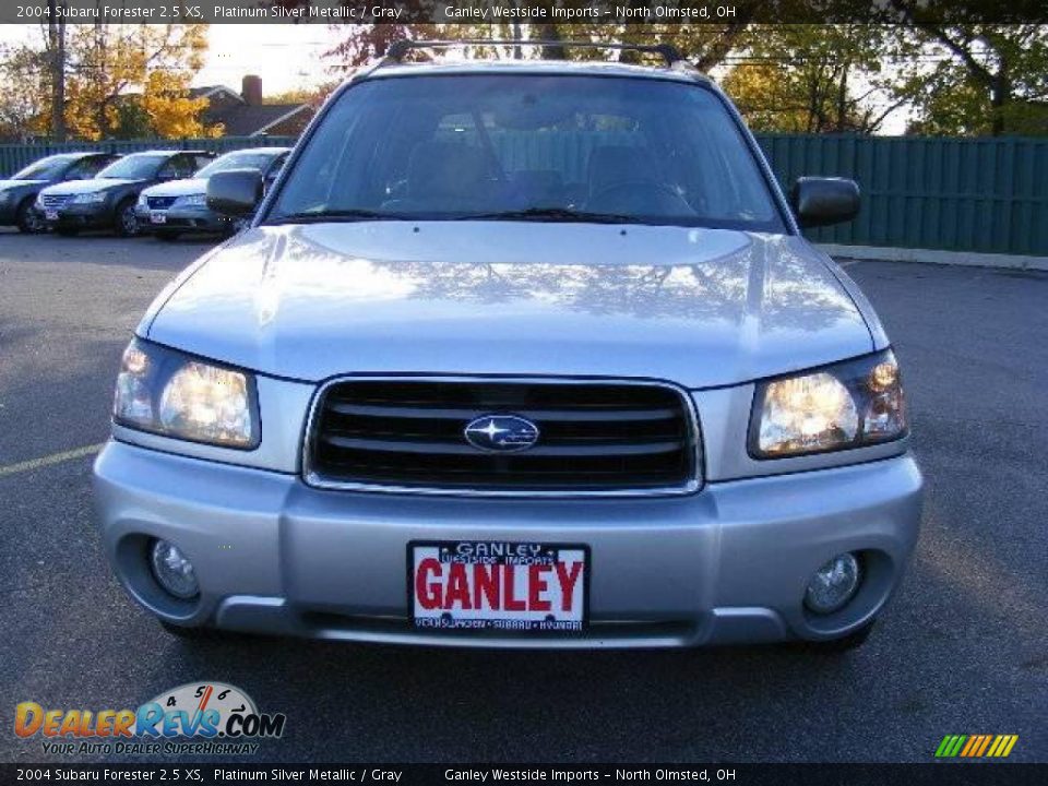 2004 Subaru Forester 2.5 XS Platinum Silver Metallic / Gray Photo #8