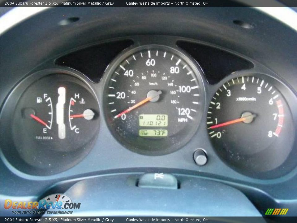 2004 Subaru Forester 2.5 XS Platinum Silver Metallic / Gray Photo #16