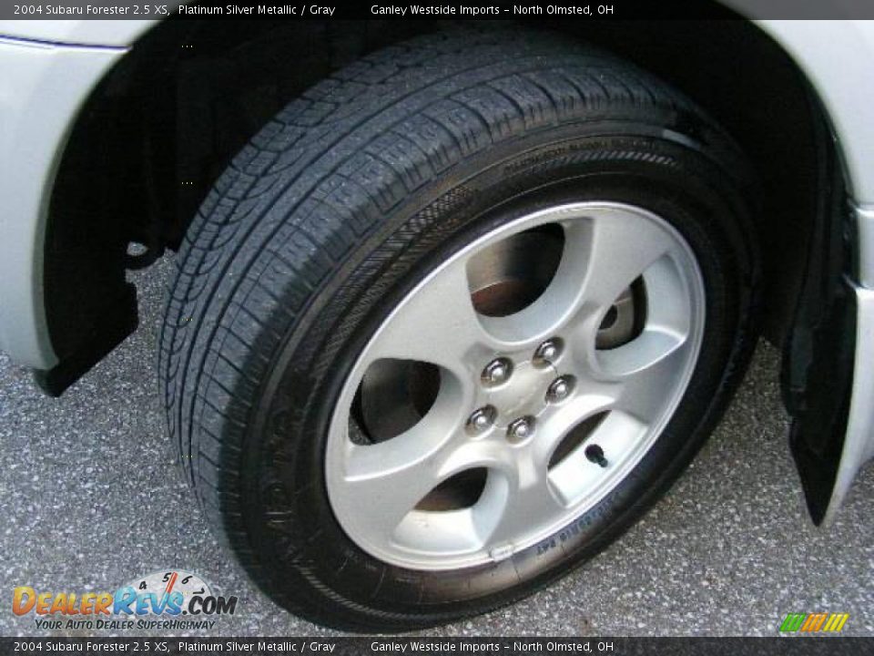 2004 Subaru Forester 2.5 XS Platinum Silver Metallic / Gray Photo #22