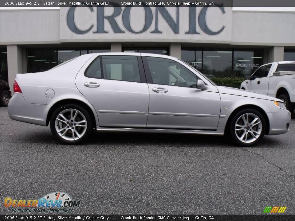 2006 Saab 9-5 2.3T Sedan Silver Metallic / Granite Gray Photo #1