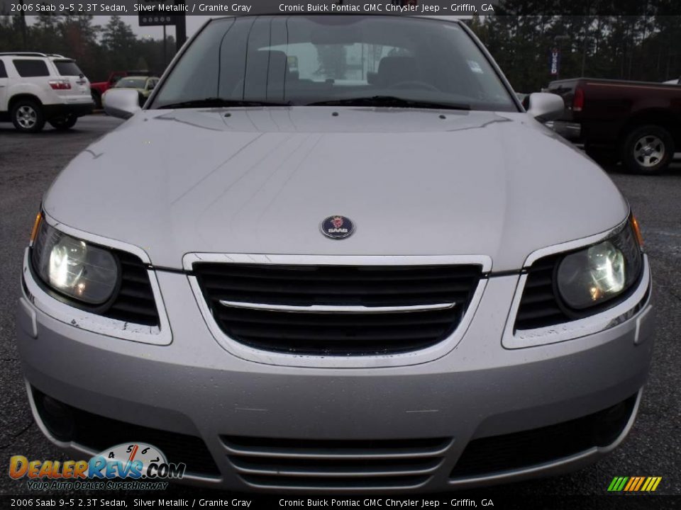 2006 Saab 9-5 2.3T Sedan Silver Metallic / Granite Gray Photo #3