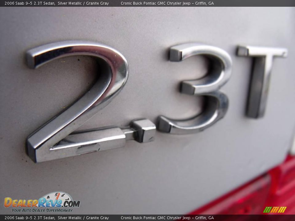 2006 Saab 9-5 2.3T Sedan Silver Metallic / Granite Gray Photo #13
