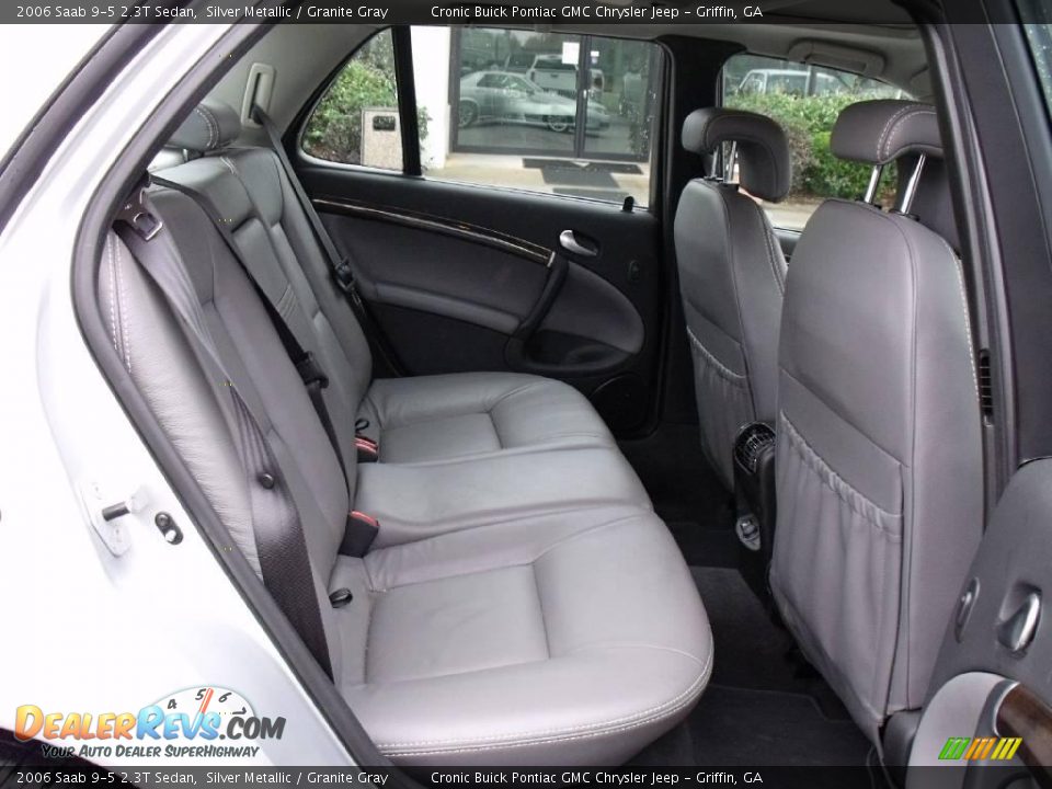 2006 Saab 9-5 2.3T Sedan Silver Metallic / Granite Gray Photo #14