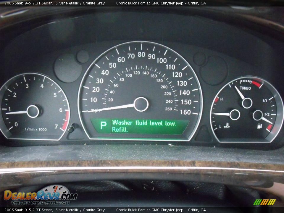 2006 Saab 9-5 2.3T Sedan Silver Metallic / Granite Gray Photo #20