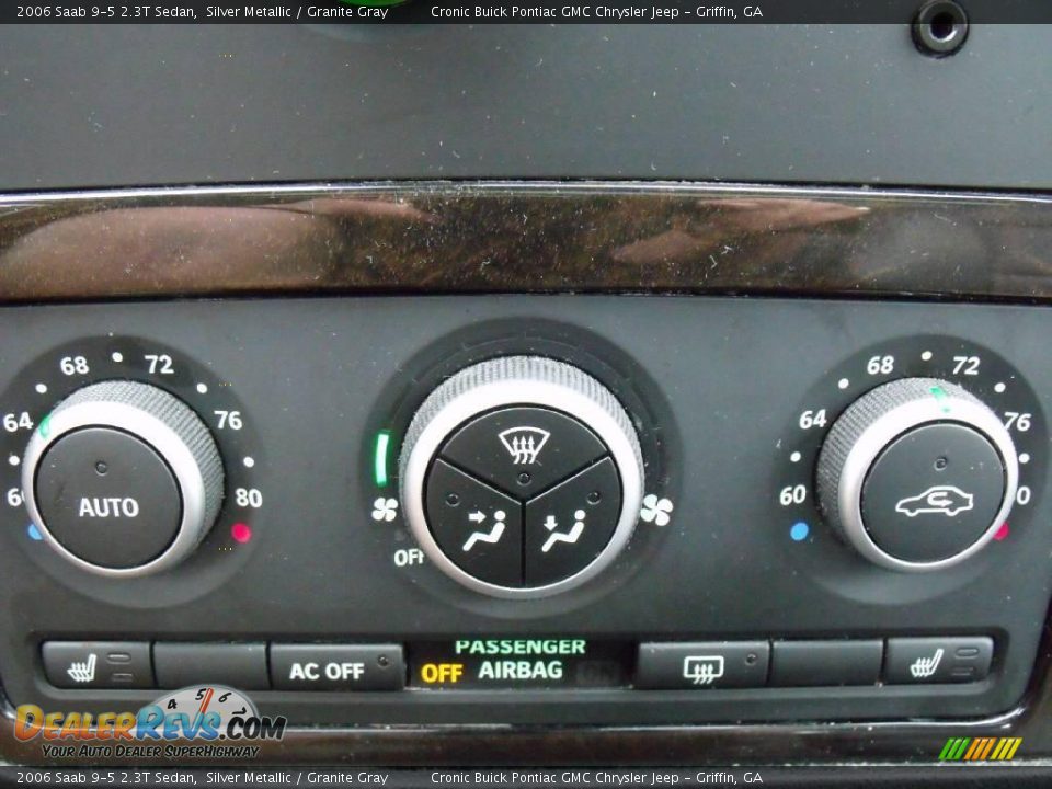 2006 Saab 9-5 2.3T Sedan Silver Metallic / Granite Gray Photo #22