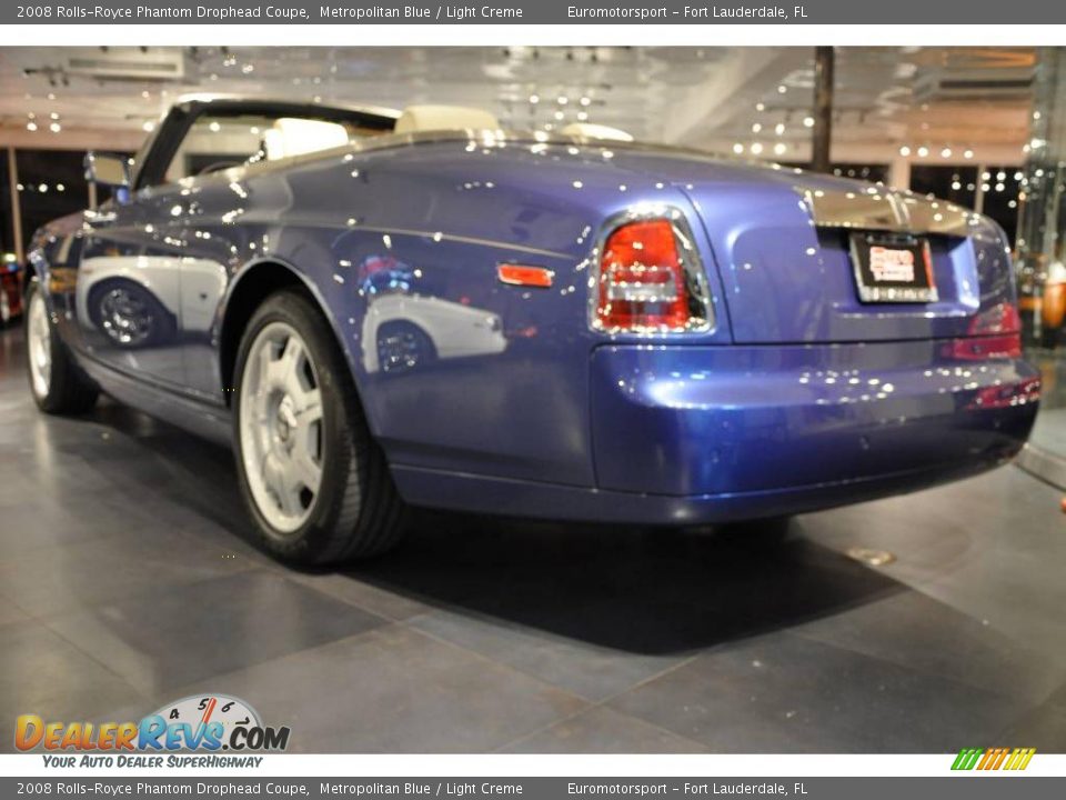 2008 Rolls-Royce Phantom Drophead Coupe Metropolitan Blue / Light Creme Photo #5