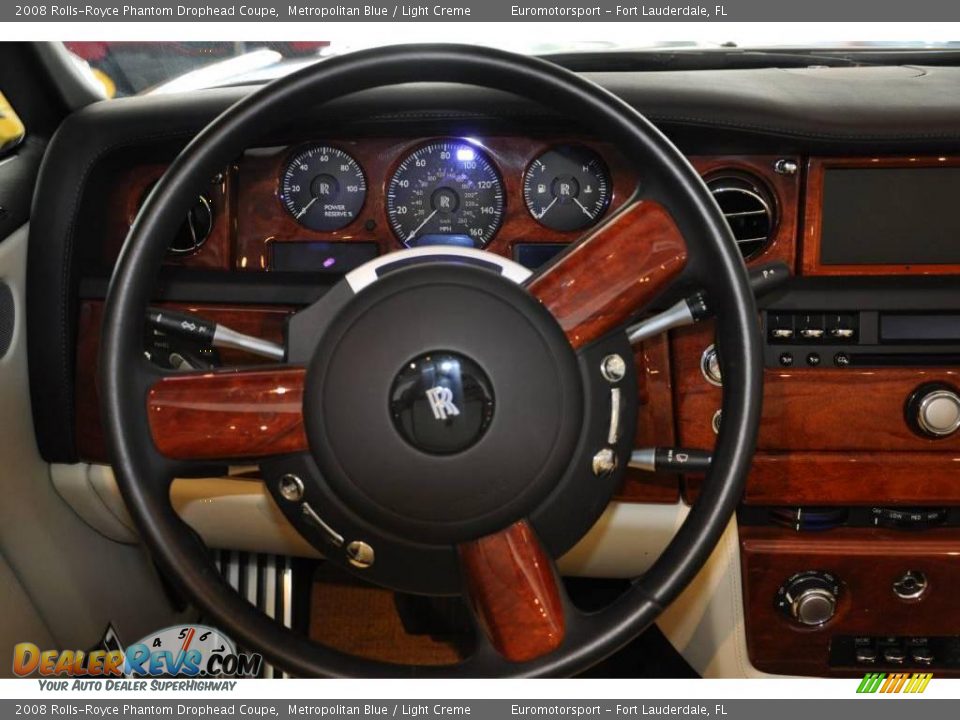 2008 Rolls-Royce Phantom Drophead Coupe  Steering Wheel Photo #15