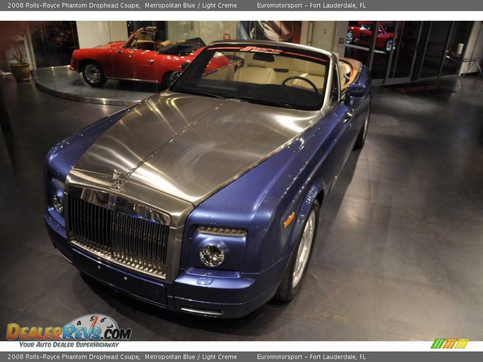 Metropolitan Blue 2008 Rolls-Royce Phantom Drophead Coupe  Photo #18