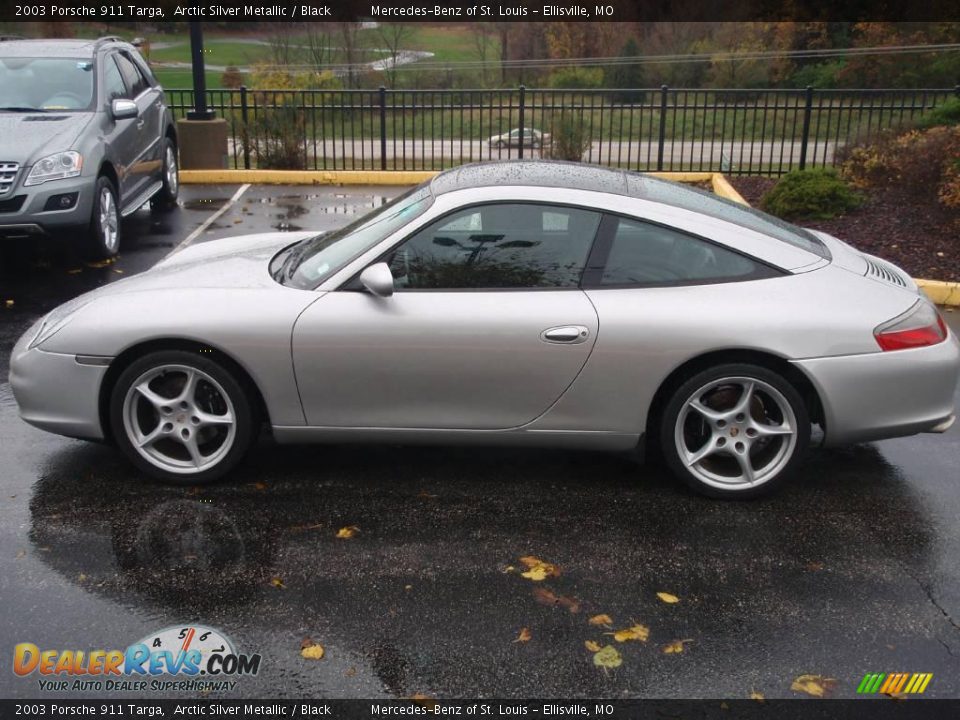 2003 Porsche 911 Targa Arctic Silver Metallic / Black Photo #1