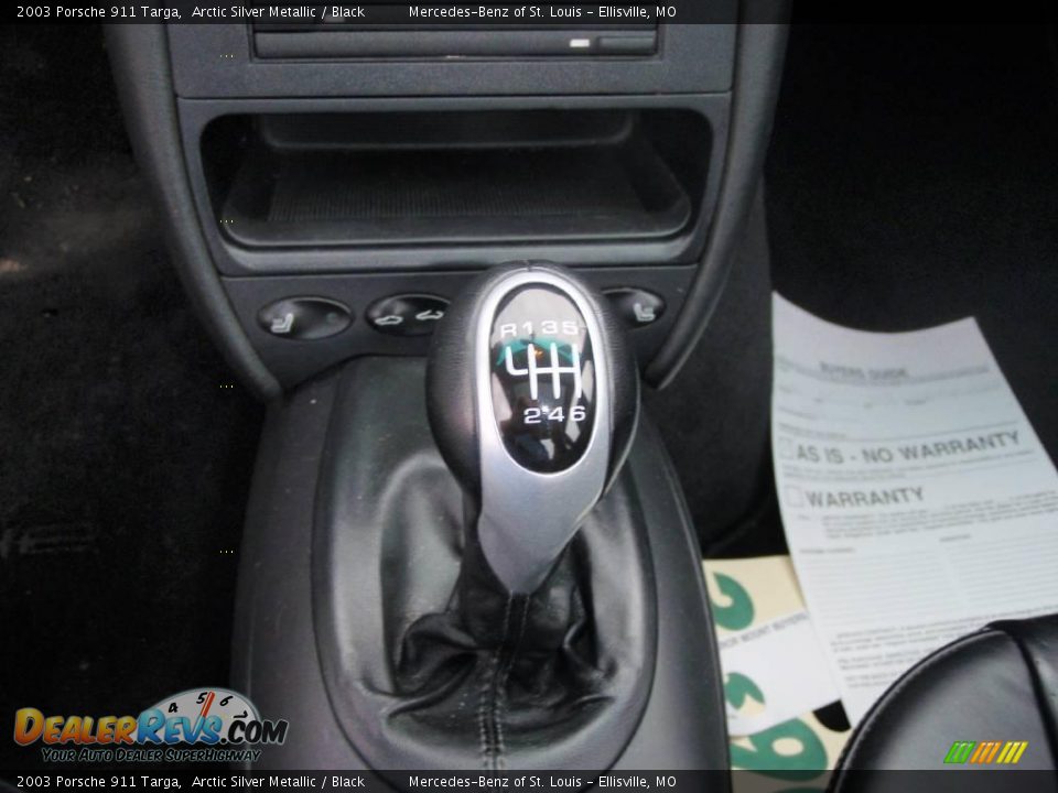 2003 Porsche 911 Targa Arctic Silver Metallic / Black Photo #18