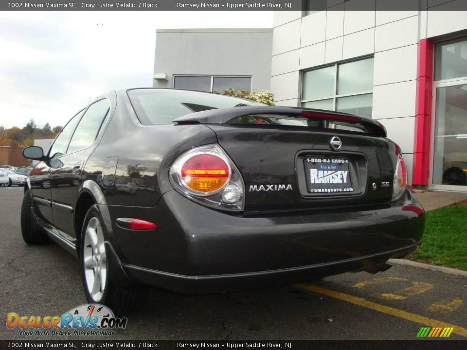 2002 Nissan Maxima SE Gray Lustre Metallic / Black Photo #8