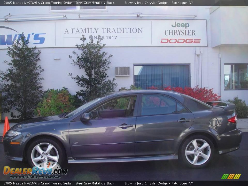 2005 Mazda MAZDA6 s Grand Touring Sedan Steel Gray Metallic / Black Photo #1