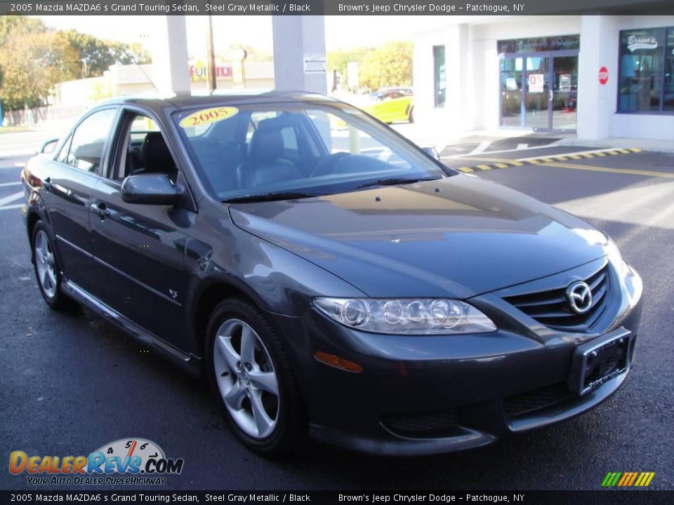2005 Mazda MAZDA6 s Grand Touring Sedan Steel Gray Metallic / Black Photo #2