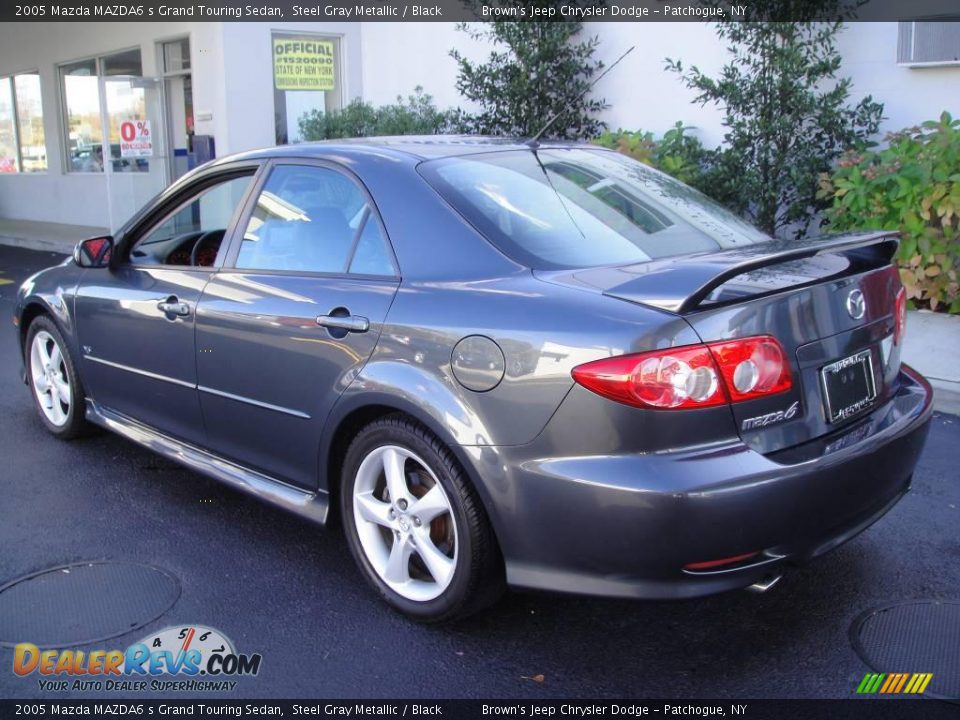 2005 Mazda MAZDA6 s Grand Touring Sedan Steel Gray Metallic / Black Photo #4