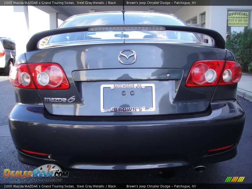 2005 Mazda MAZDA6 s Grand Touring Sedan Steel Gray Metallic / Black Photo #5