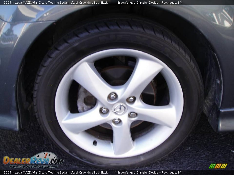 2005 Mazda MAZDA6 s Grand Touring Sedan Steel Gray Metallic / Black Photo #7