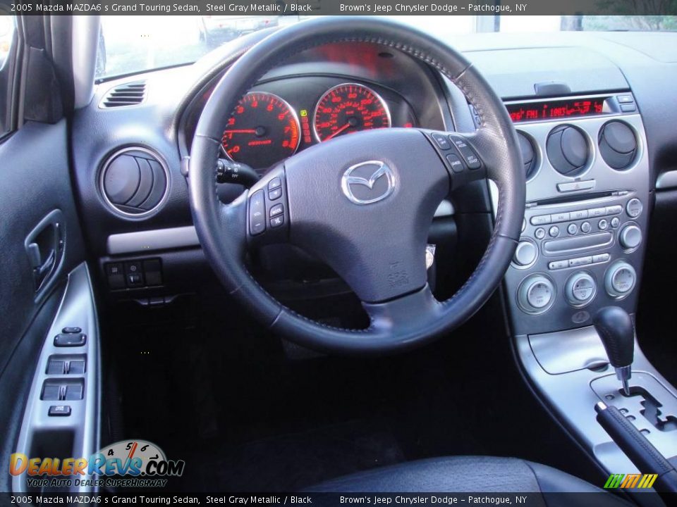 2005 Mazda MAZDA6 s Grand Touring Sedan Steel Gray Metallic / Black Photo #11