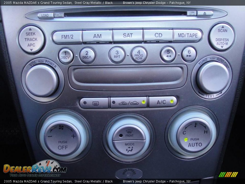 2005 Mazda MAZDA6 s Grand Touring Sedan Steel Gray Metallic / Black Photo #13