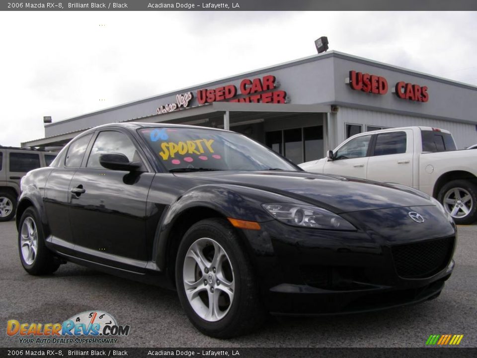 2006 Mazda RX-8 Brilliant Black / Black Photo #1