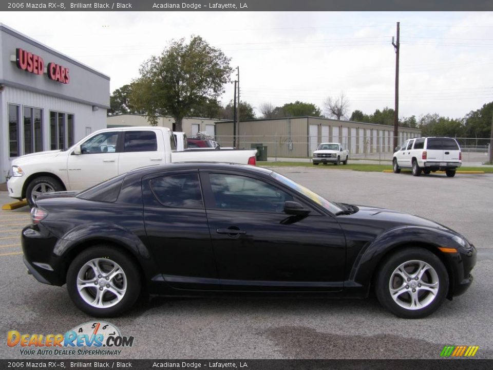 2006 Mazda RX-8 Brilliant Black / Black Photo #2