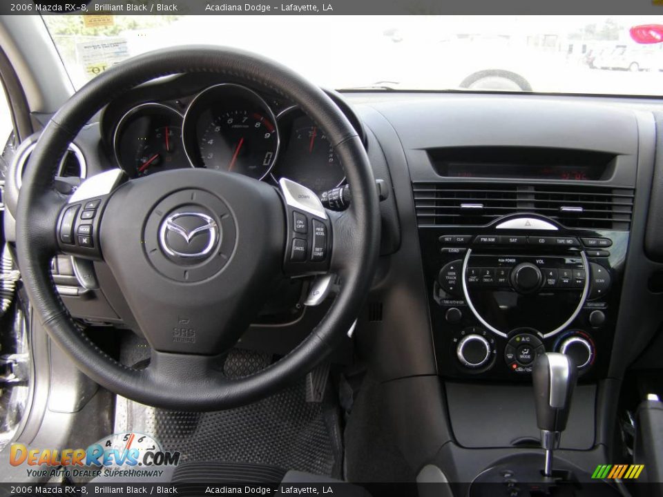 2006 Mazda RX-8 Brilliant Black / Black Photo #11