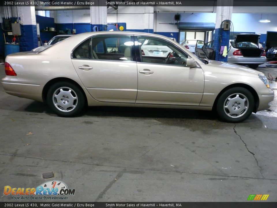 2002 Lexus LS 430 Mystic Gold Metallic / Ecru Beige Photo #3