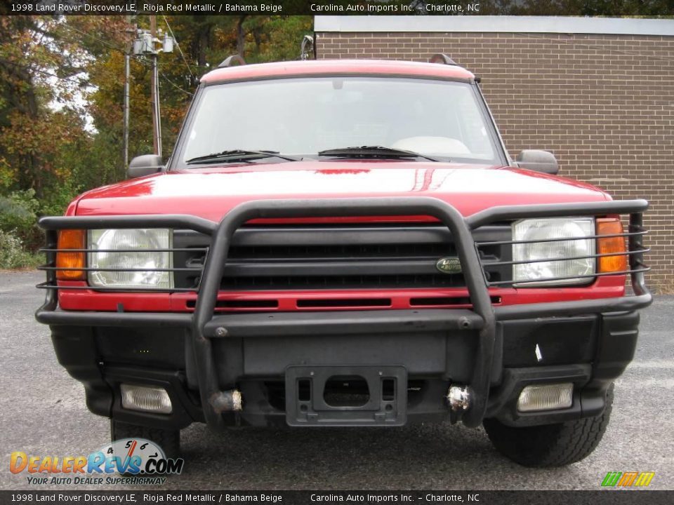 1998 Land Rover Discovery LE Rioja Red Metallic / Bahama Beige Photo #3