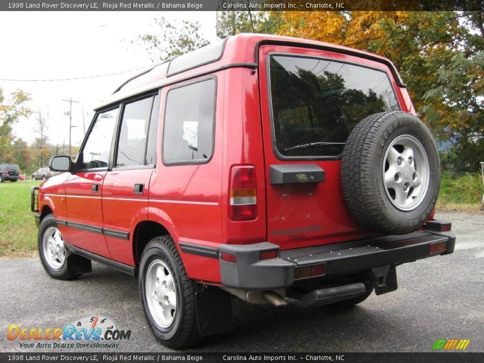 1998 Land Rover Discovery LE Rioja Red Metallic / Bahama Beige Photo #6