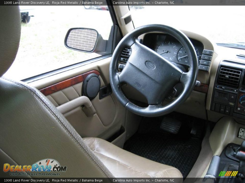 1998 Land Rover Discovery LE Rioja Red Metallic / Bahama Beige Photo #10