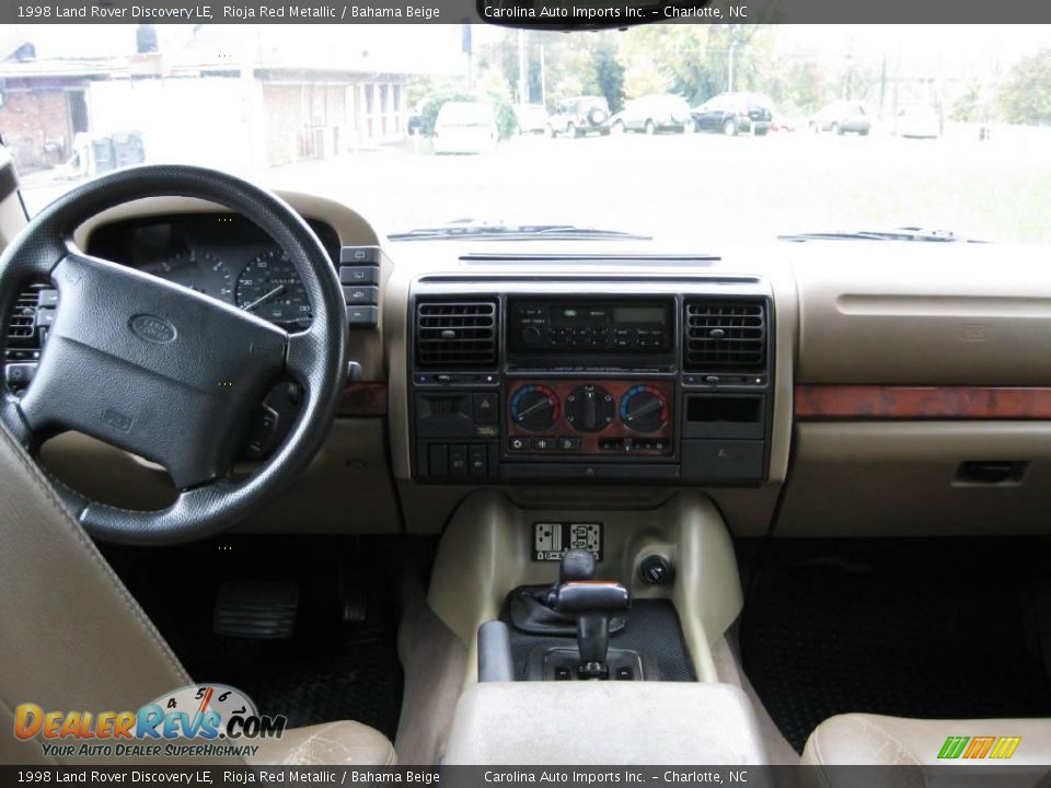 1998 Land Rover Discovery LE Rioja Red Metallic / Bahama Beige Photo #11