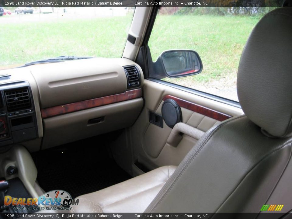 1998 Land Rover Discovery LE Rioja Red Metallic / Bahama Beige Photo #12