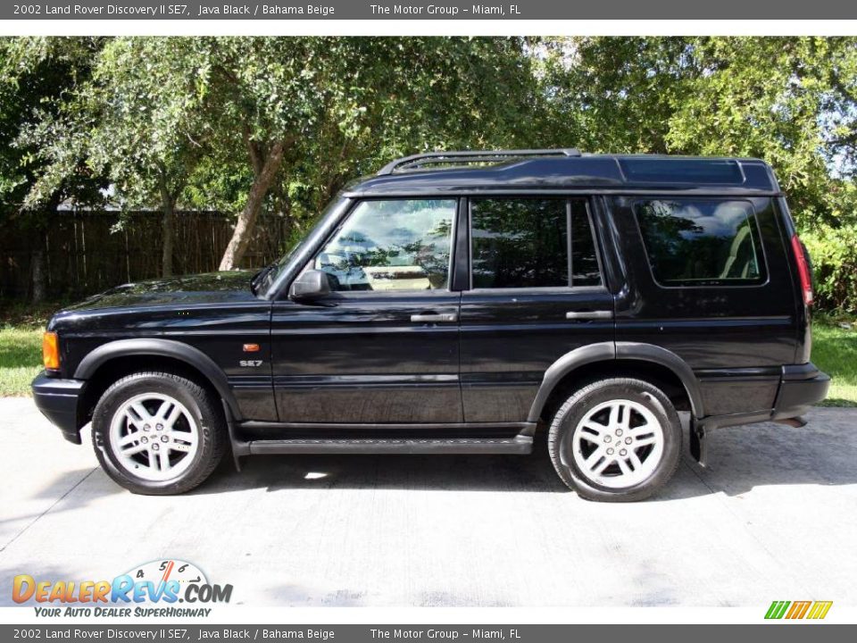 2002 Land Rover Discovery II SE7 Java Black / Bahama Beige Photo #3