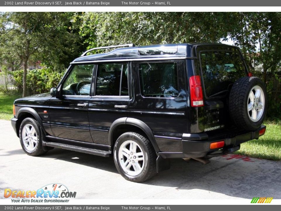 2002 Land Rover Discovery II SE7 Java Black / Bahama Beige Photo #4