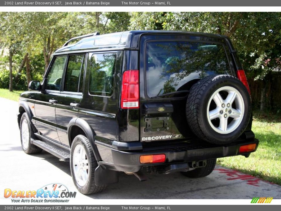 2002 Land Rover Discovery II SE7 Java Black / Bahama Beige Photo #5