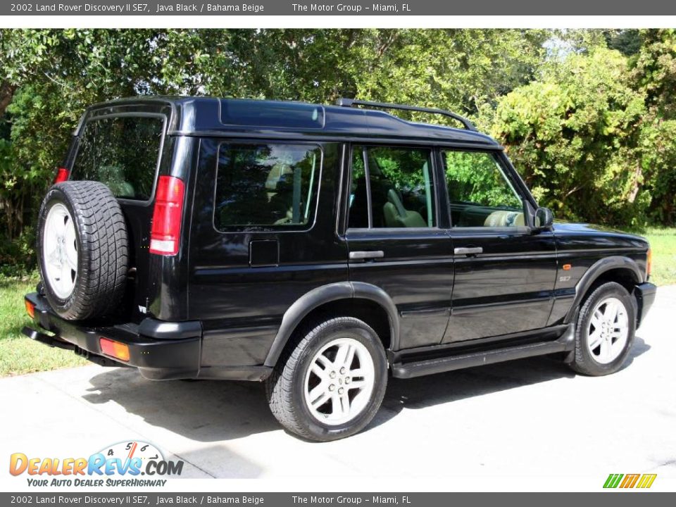 2002 Land Rover Discovery II SE7 Java Black / Bahama Beige Photo #7