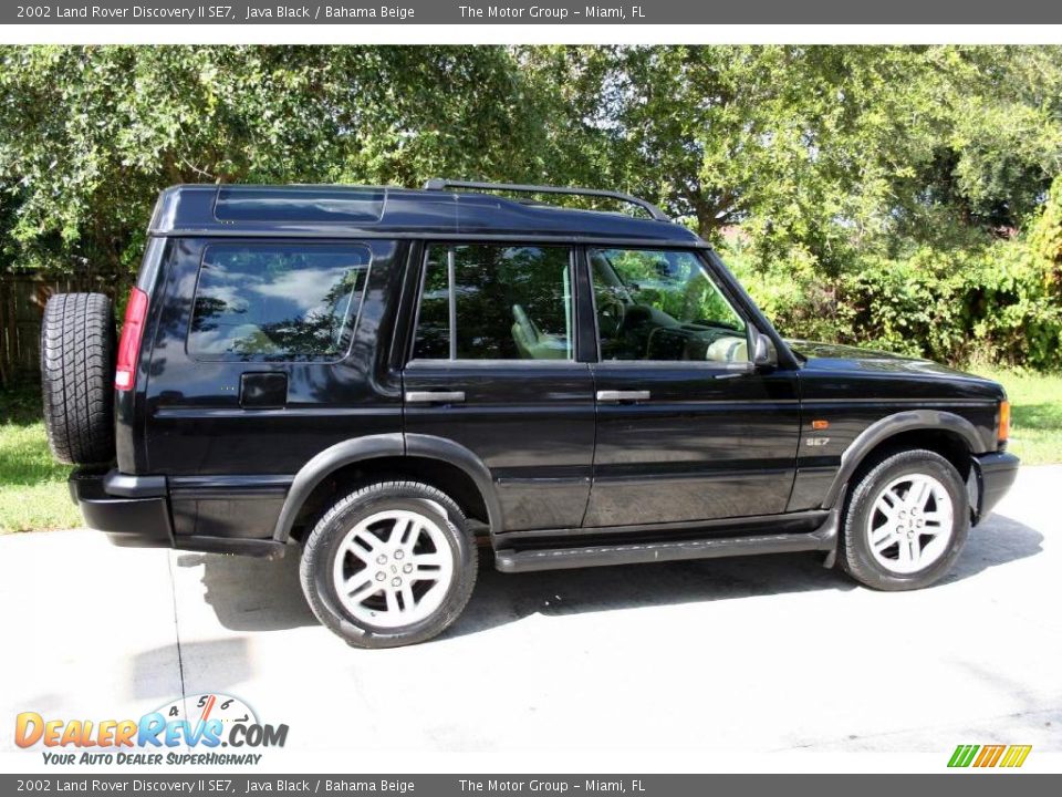 2002 Land Rover Discovery II SE7 Java Black / Bahama Beige Photo #8