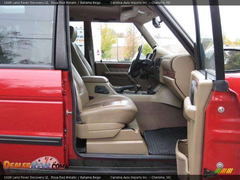 1998 Land Rover Discovery LE Rioja Red Metallic / Bahama Beige Photo #19
