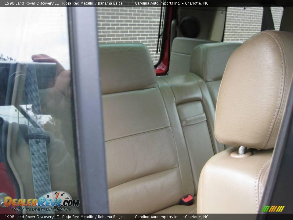 1998 Land Rover Discovery LE Rioja Red Metallic / Bahama Beige Photo #23