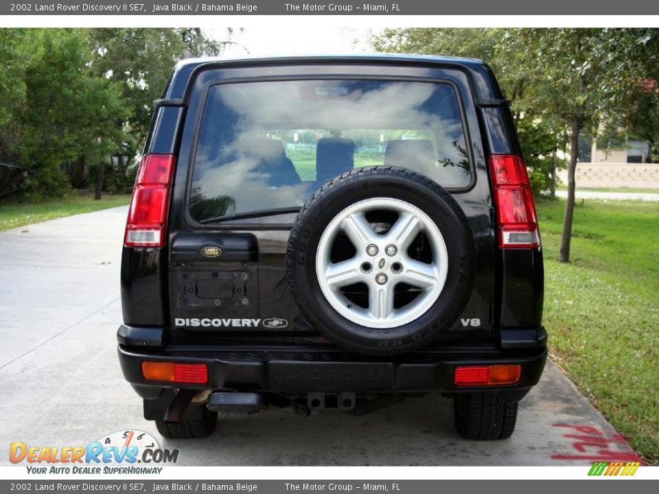 2002 Land Rover Discovery II SE7 Java Black / Bahama Beige Photo #14