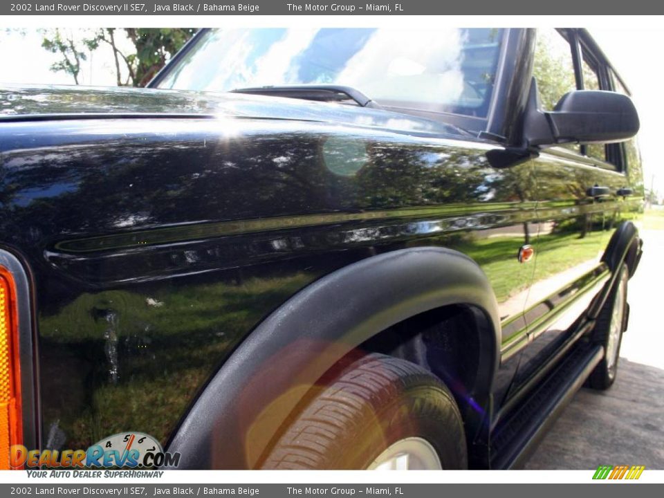 2002 Land Rover Discovery II SE7 Java Black / Bahama Beige Photo #15