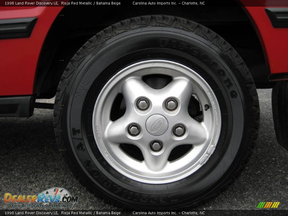 1998 Land Rover Discovery LE Rioja Red Metallic / Bahama Beige Photo #26