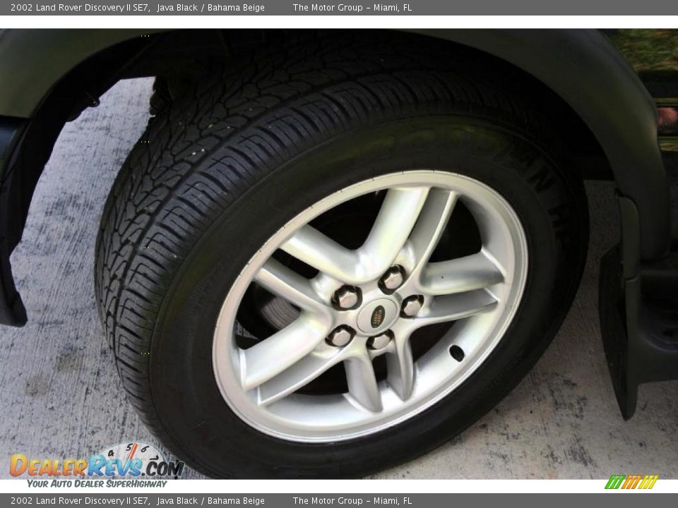2002 Land Rover Discovery II SE7 Java Black / Bahama Beige Photo #19