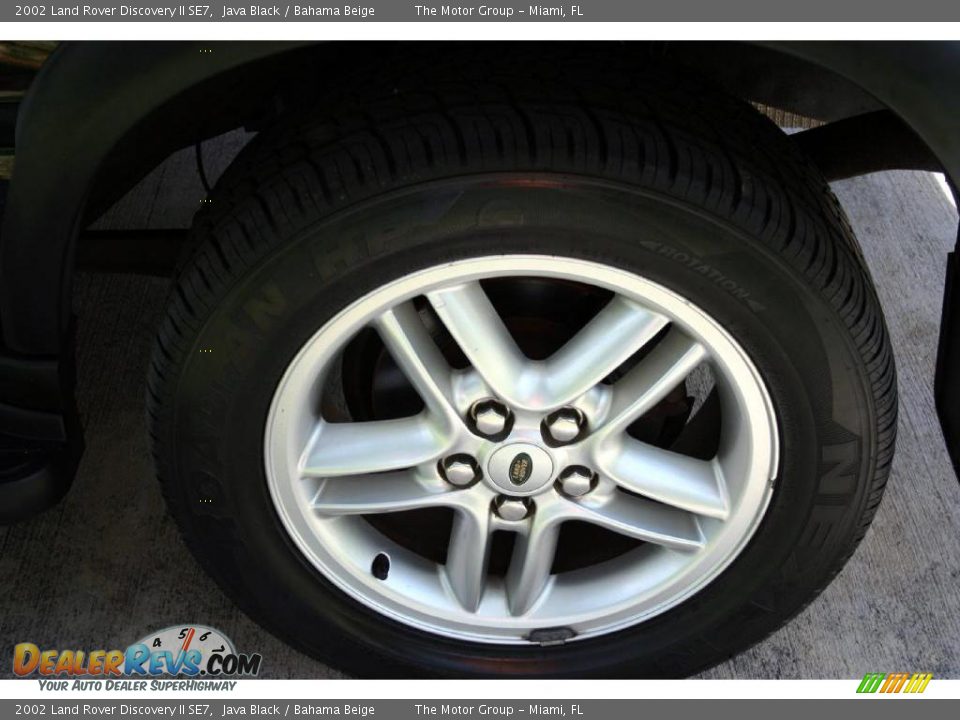 2002 Land Rover Discovery II SE7 Java Black / Bahama Beige Photo #21