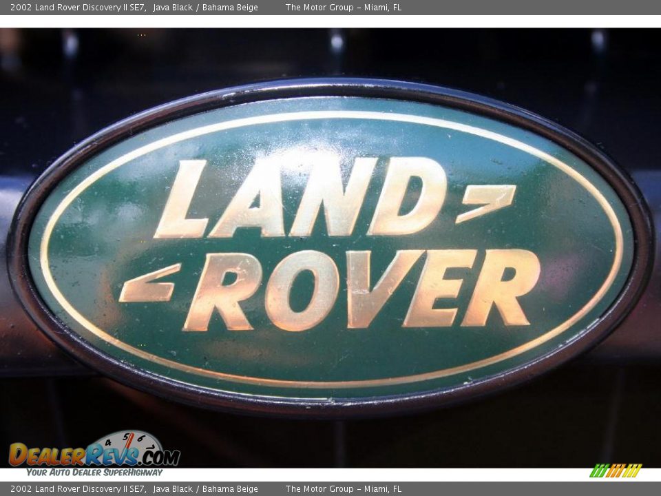 2002 Land Rover Discovery II SE7 Java Black / Bahama Beige Photo #23