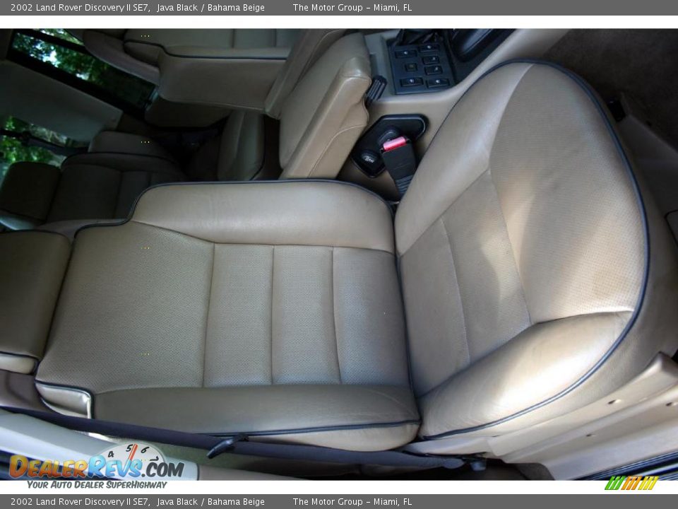 2002 Land Rover Discovery II SE7 Java Black / Bahama Beige Photo #32