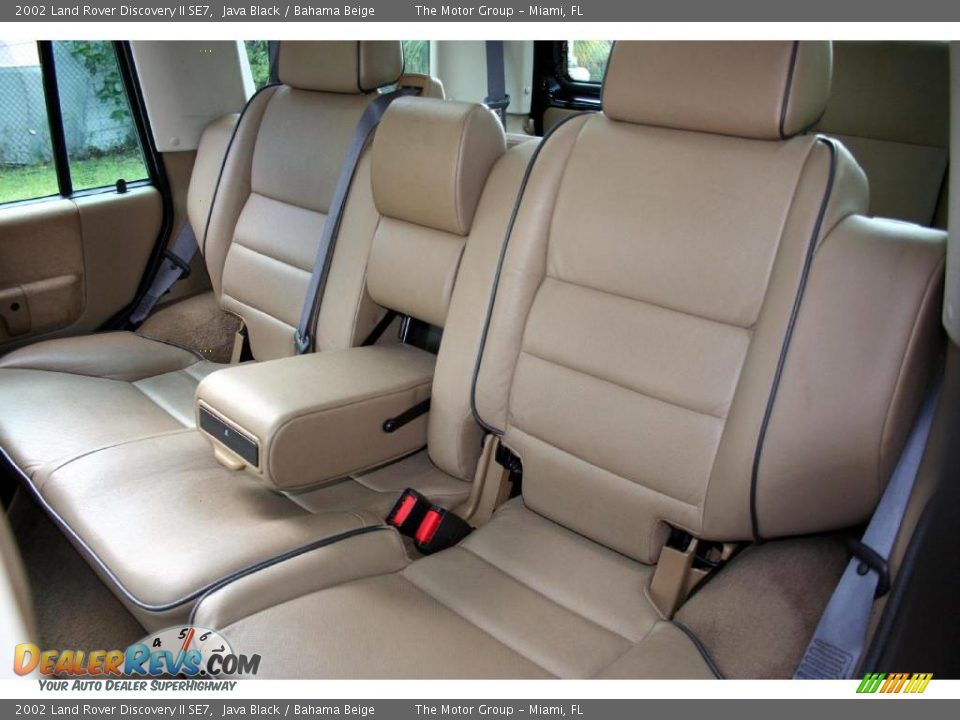 2002 Land Rover Discovery II SE7 Java Black / Bahama Beige Photo #35