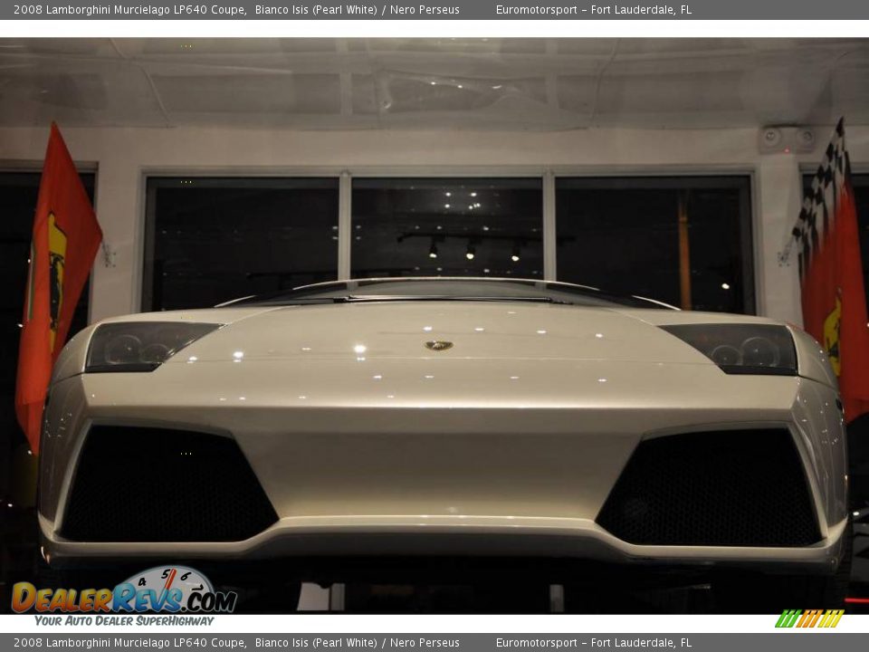 2008 Lamborghini Murcielago LP640 Coupe Bianco Isis (Pearl White) / Nero Perseus Photo #31