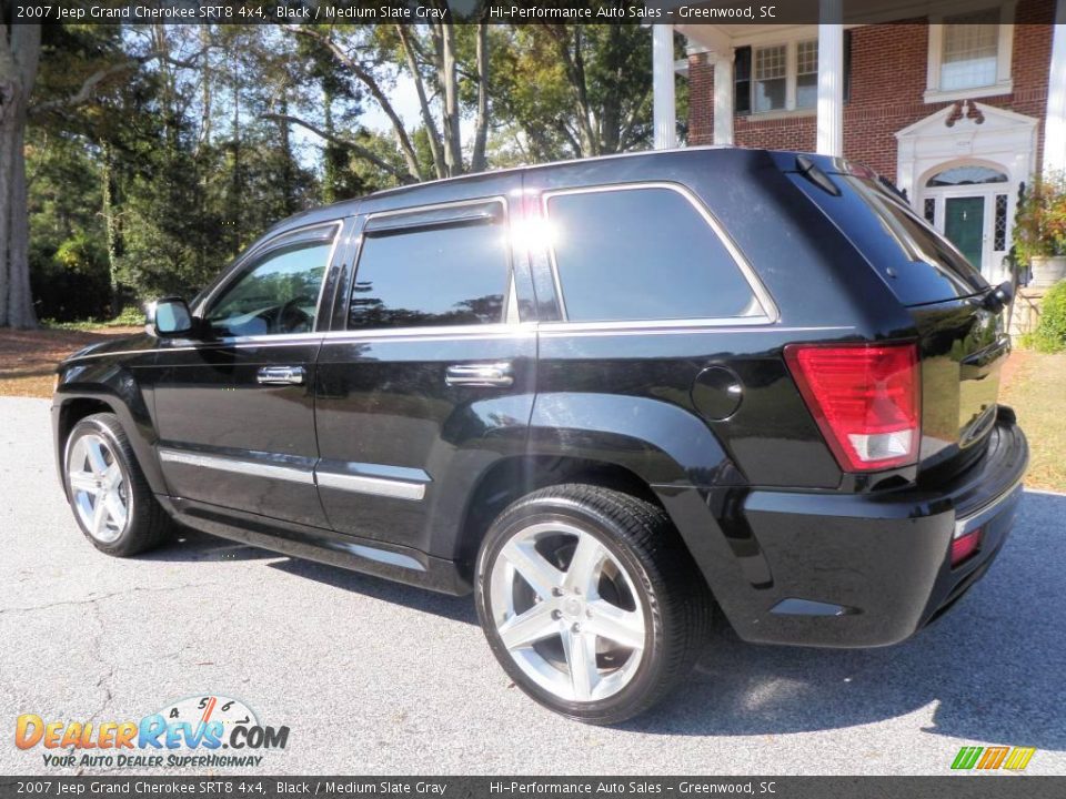 2007 Jeep Grand Cherokee SRT8 4x4 Black / Medium Slate Gray Photo #4
