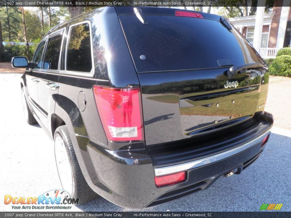 2007 Jeep Grand Cherokee SRT8 4x4 Black / Medium Slate Gray Photo #5
